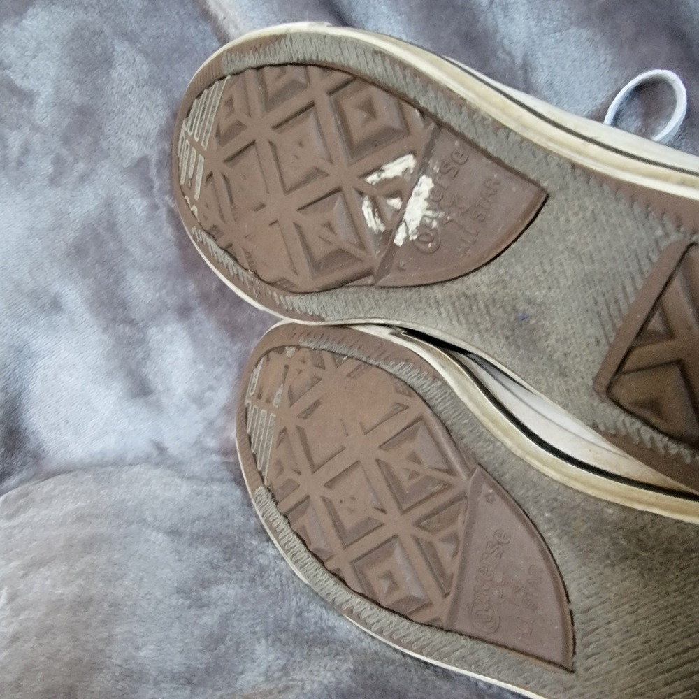Converse Chuck Taylor All Star High Top Unisex 6 Women 4 Men Black Good Canvas - Picture 13 of 14